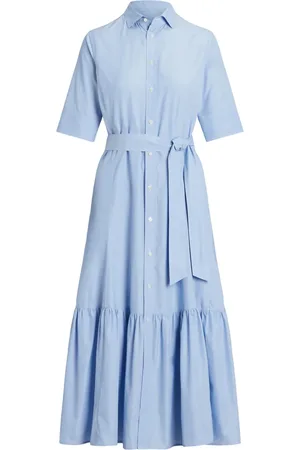 Ralph Lauren Robe en coton à manches courtes