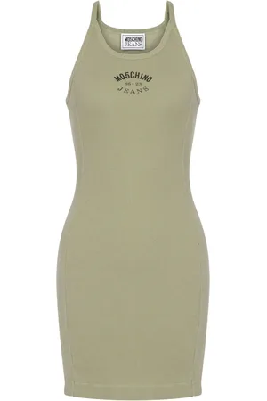 Moschino Robe à logo imprimé