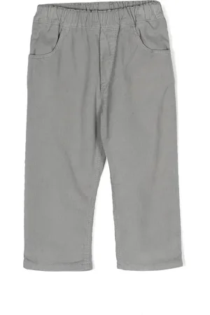 KNOT Pantalon en velours côtelé à patch logo