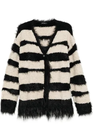 tout a coup Cardigan boutonné à rayures