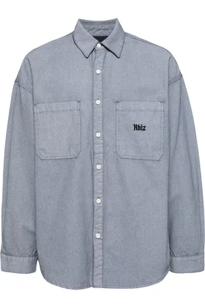 Izzue Chemise en coton à broderies