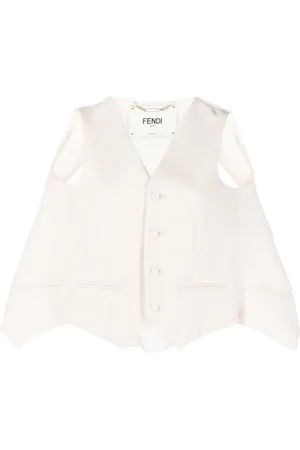 Fendi Cape à détails de découpes