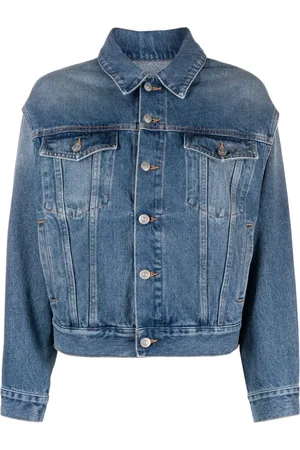 Maison Margiela Veste en jean à boutons à logo