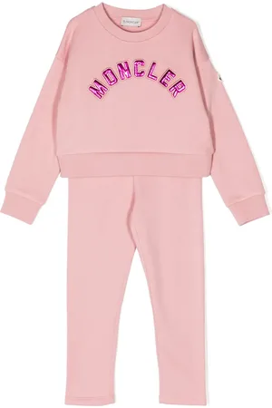 Moncler Survêtement en coton à patch logo