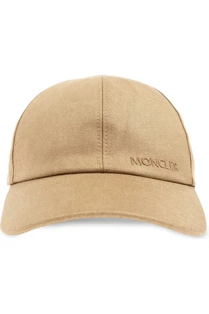 Moncler Casquette en lin mélangé
