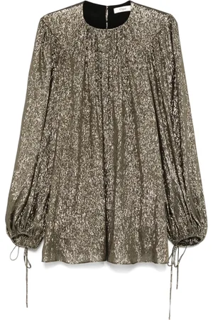 Chloé Blouse à effet métallisé