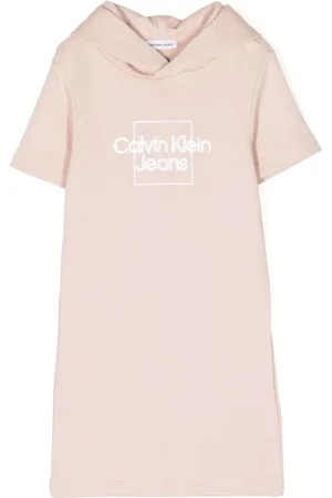 Calvin Klein Robe-pull imprimée à capuche