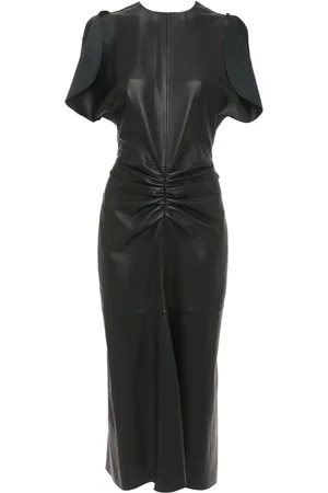 Victoria Beckham Robe mi-longue à fronces