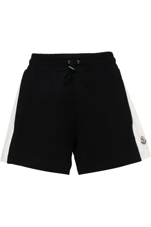 Moncler Short rayé à logo appliqué