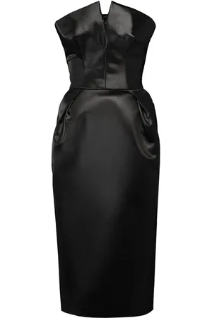 Maison Margiela Robe mi-longue Cintzed en satin