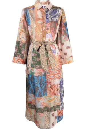 ZIMMERMANN Robe-chemise à imprimé cachemire