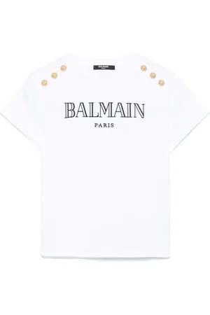Balmain T-shirt à logo brodé