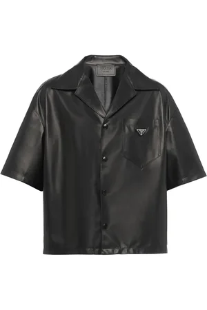 Prada Chemise en cuir nappa