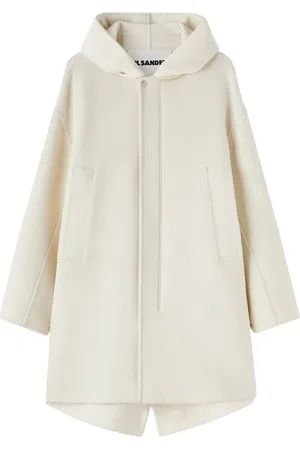 Jil Sander Parka en laine à capuche