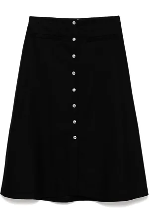 Maison Kitsuné Jupe mi-longue à boutons pression