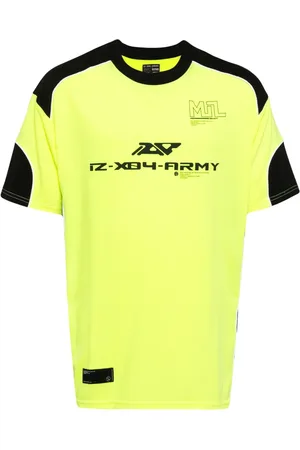 Izzue T-shirt à imprimé graphique contrastant