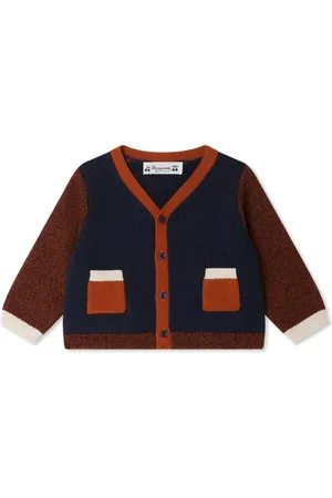 BONPOINT Cardigan Tahiel à design colour block