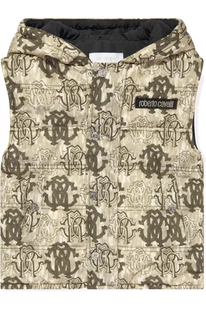 Roberto Cavalli Gilet matelassé à motif monogrammé