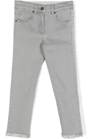 Stella McCartney Jean skinny à logo strassé