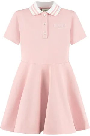 Fendi Robe évasée à col polo