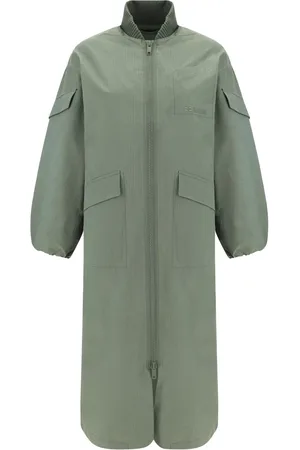 Ganni Manteau en seersucker