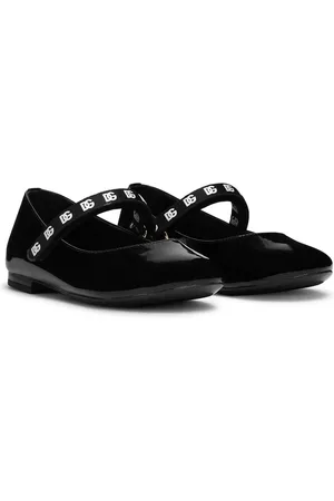 Dolce & Gabbana Mules en cuir verni à logo DG 85 mm