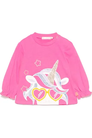 Billieblush T-shirt à imprimé licorne