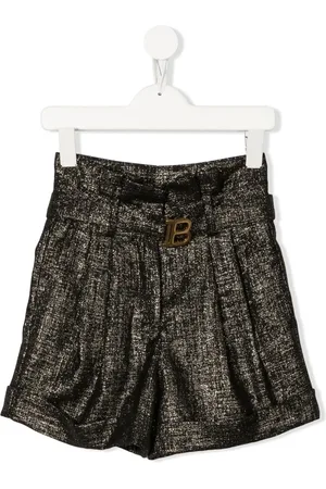 Balmain Short à effet métallisé