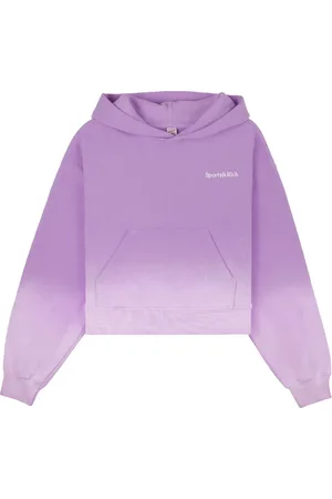 Sporty & Rich Hoodie Dip Dye à logo brodé