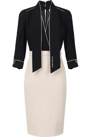 Elisabetta Franchi Robe mi-longue en georgette