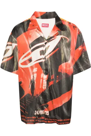Diesel Chemise S-Hockney à col cubain