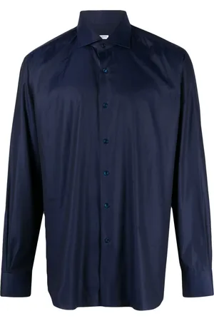 BARBA Chemise en coton à manches longues