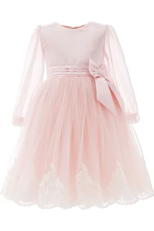 Tulleen Robe en tulle à détail de nœud