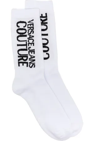 VERSACE Chaussettes à logo imprimé
