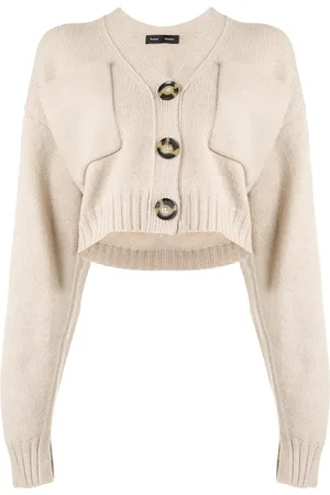 Proenza Schouler Cardigan crop à col v