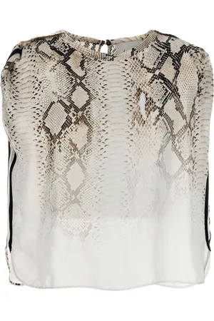 NUDE Blouse à imprimé peau de serpent