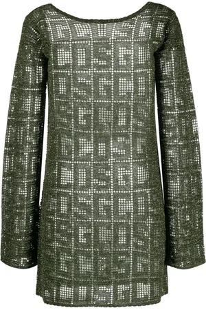 GCDS Robe courte à motif monogrammé