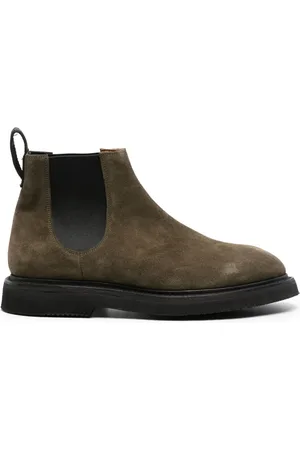 Premiata Bottines en daim à bout rond