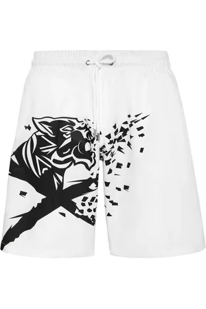 Philipp Plein Short de bain à imprimé graphique