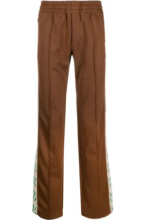 Casablanca Pantalon de jogging droit à patch logo