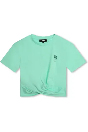 DKNY T-shirt en coton biologique à logo imprimé