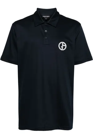 Giorgio Armani Polo en coton à logo brodé