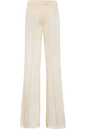 Prada Pantalon à plis marqués