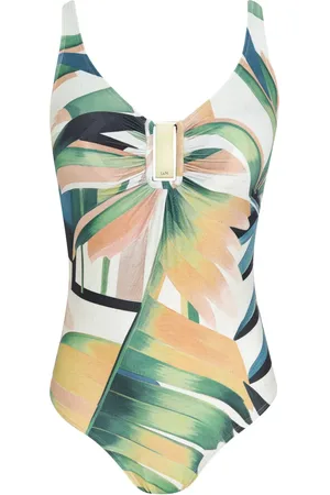 Lygia & Nanny Maillot de bain Mirassol à imprimé végétal