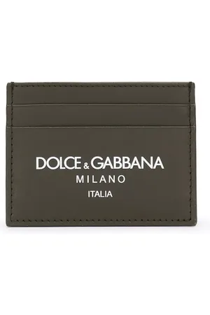 Dolce & Gabbana Porte-cartes en cuir à logo imprimé