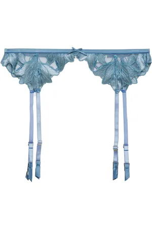 FLEUR DU MAL Jarretière à motif floral brodé