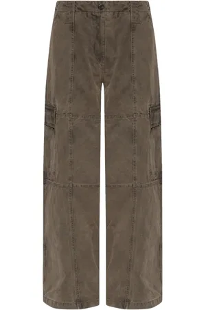 Kenzo Pantalon en coton à poches cargo