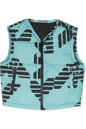 Emporio Armani Gilet réversible à logo imprimé
