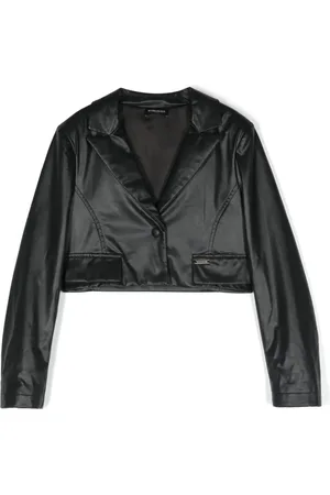 MONNALISA Blazer crop à simple boutonnage