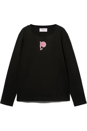 PUCCI Junior T-shirt à logo imprimé